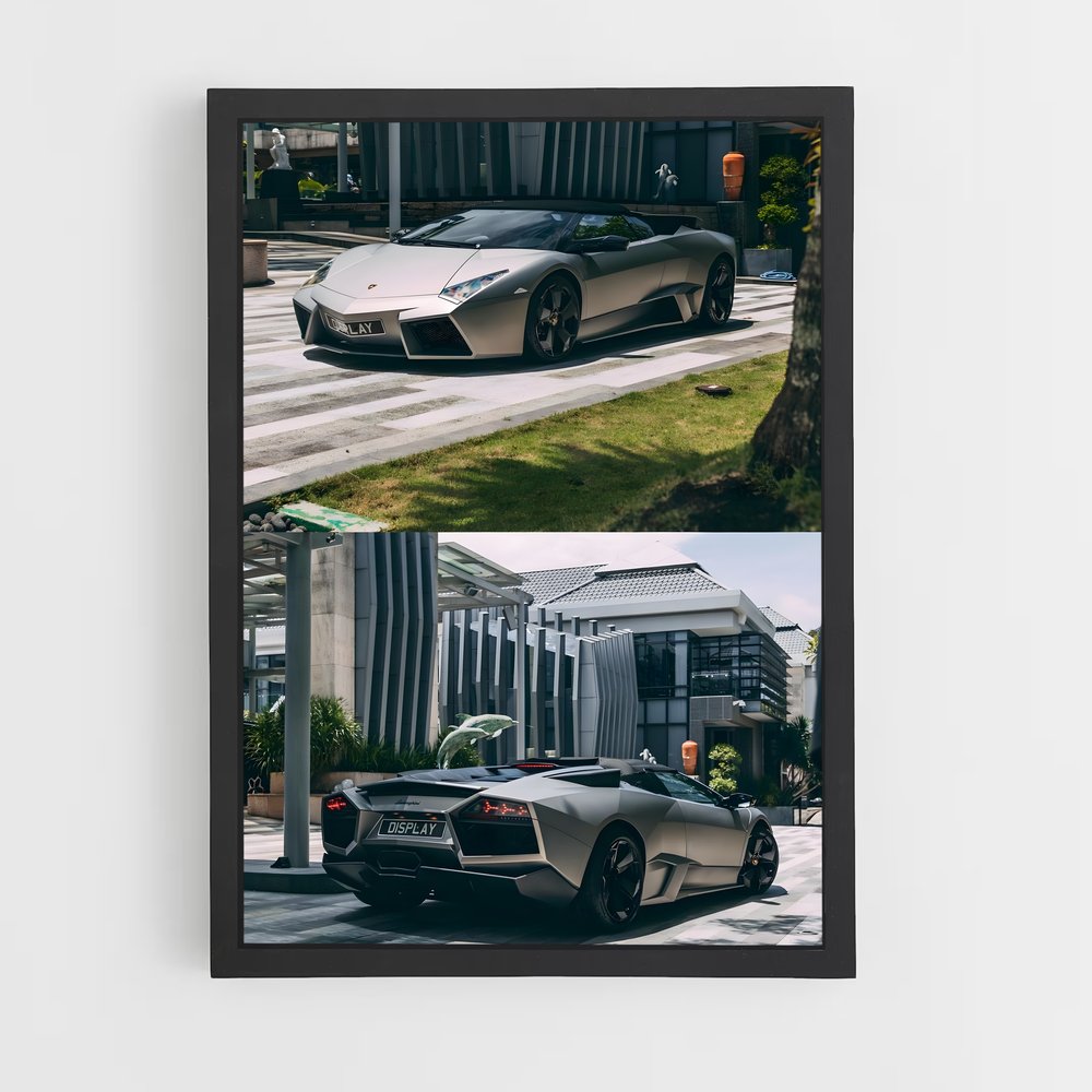 Poster Reventon roadster – affiche Lamborghini (vue 2)
